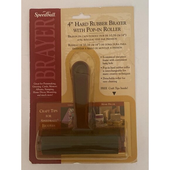 Scrapbook Supply Graphite Paper Hard Rubber Brayer Roller Jewelry Fishing Wire - Picture 4 of 11